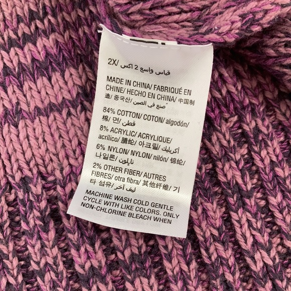 💕 NWT Macys Purple Lilac Ombre Knit Pullover Sweater - Picture 14 of 16
